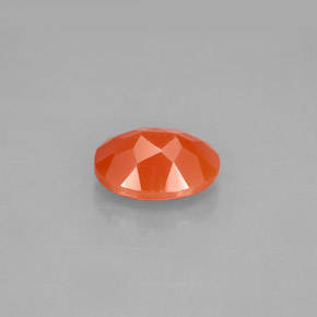 Carnelian Gemstone in 8.2 x 6.3 mm Size for Sale, Carnelian Stone in Red Orange Color