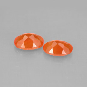 Carnelian Gemstone in 7 x 5 mm (calibrated) Size for Sale, Carnelian Stone in Orange Color