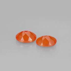Carnelian Gemstone in 7 x 5 mm (calibrated) Size for Sale, Carnelian Stone in Red Orange Color