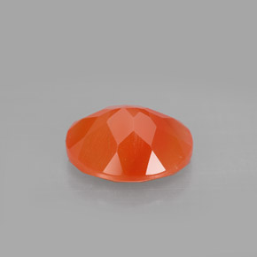 Carnelian Gemstone in 12 x 10 mm (calibrated) Size for Sale, Carnelian Stone in Red Orange Color
