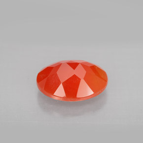Carnelian Gemstone in 11 x 9 mm (calibrated) Size for Sale, Carnelian Stone in Red Orange Color