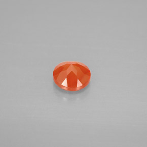 Carnelian Gemstone in 5 mm (calibrated) Size for Sale, Carnelian Stone in Red Orange Color