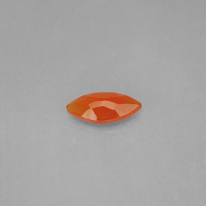 Carnelian Gemstone in 8 x 4 mm (calibrated) Size for Sale, Carnelian Stone in Orange Color