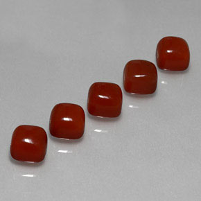 7.53 ct Brown Carnelian Stone, Natural Carnelian in Cushion Cabochon Shape for Sale