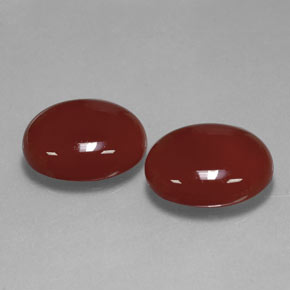 12.82 ct Red Carnelian Stone, Natural Carnelian in Oval Cabochon Shape for Sale