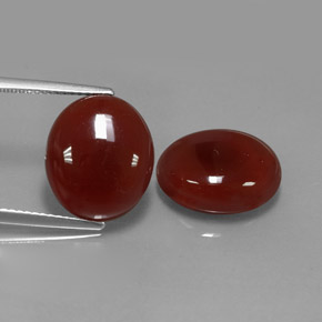 13.67 ct Orange Carnelian Gemstone, Carnelian Gem in Oval Cabochon Shape for Sale.