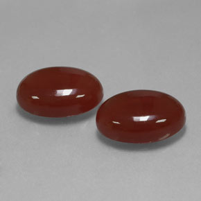 11.25 ct Red Carnelian Stone, Natural Carnelian in Oval Cabochon Shape for Sale