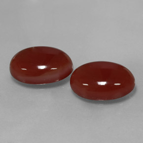 11.20 ct Red Carnelian Stone, Natural Carnelian in Oval Cabochon Shape for Sale