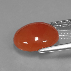Carnelian Gemstone in 12 x 10 mm (calibrated) Size for Sale, Carnelian Stone in Orange Color
