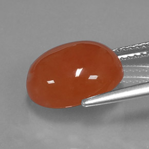Carnelian Gemstone in 12 x 10 mm (calibrated) Size for Sale, Carnelian Stone in Orange Color