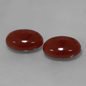 10.48 ct Red Carnelian Stone, Natural Carnelian in Oval Cabochon Shape for Sale