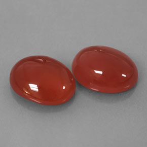 4.68 ct Orange Carnelian Gemstone, Carnelian Gem in Oval Cabochon Shape for Sale.