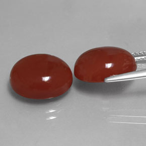 Carnelian Gemstone in 13.1 x 11 mm Size for Sale, Carnelian Stone in Red Color