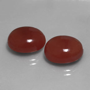 12.50 ct Red Carnelian Stone, Natural Carnelian in Oval Cabochon Shape for Sale