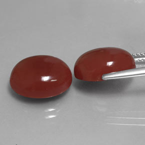 Carnelian Gemstone in 13.1 x 11 mm Size for Sale, Carnelian Stone in Red Color