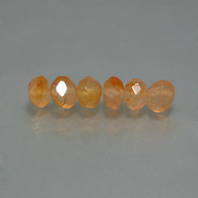 Carnelian Gemstone in 5.1 x 4.9 mm Size for Sale, Carnelian Stone in Orange Color