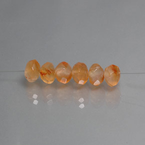 Carnelian Gemstone in 5.3 x 5.1 mm Size for Sale, Carnelian Stone in Orange Color