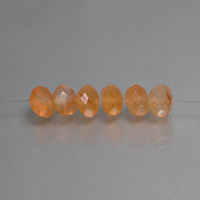 Carnelian Gemstone in 5.7 x 5.4 mm Size for Sale, Carnelian Stone in Orange Color