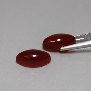 Carnelian Gemstone in 12 x 6 mm (calibrated) Size for Sale, Carnelian Stone in Brownish Red Color