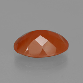 Carnelian Gemstone in 14 x 10 mm (calibrated) Size for Sale, Carnelian Stone in Orange Color