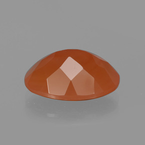 Carnelian Gemstone in 14 x 10 mm (calibrated) Size for Sale, Carnelian Stone in Orange Color