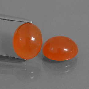 3ct Oval Cabochon Orange Carnelian for sale thumb image of 3ct Oval Cabochon Orange Carnelian (ID: 436138)