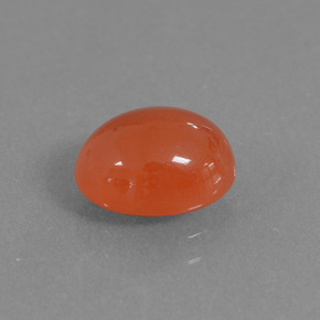 2.12 ct Orange Carnelian Stone, Natural Carnelian in Oval Cabochon Shape for Sale