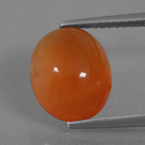 3.9ct Oval Cabochon Orange Carnelian for sale thumb image of 3.9ct Oval Cabochon Orange Carnelian (ID: 437822)