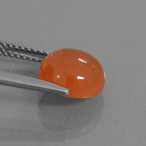 Carnelian Gemstone in 9 mm (calibrated) Size for Sale, Carnelian Stone in Orange Color