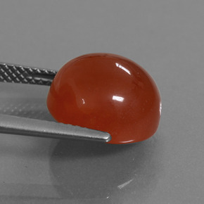 Carnelian Gemstone in 12 mm (calibrated) Size for Sale, Carnelian Stone in Orange Color