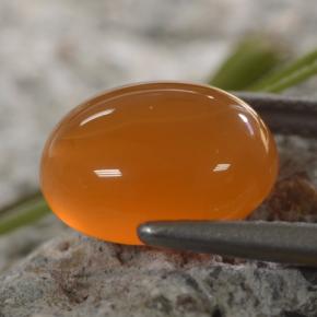 Carnelian Gemstone in 10 x 8 mm (calibrated) Size for Sale, Carnelian Stone in Orange Color