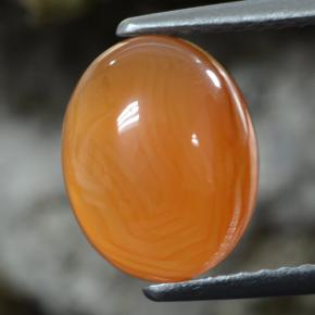 2.9ct Oval Cabochon Orange Carnelian Gem for sale 2.9ct Oval Cabochon Orange Carnelian Gem (ID: 469680)