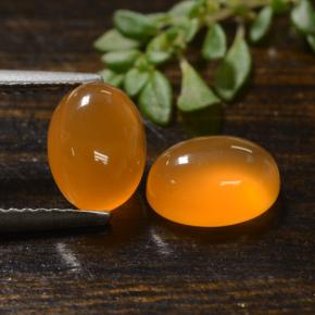 1.6ct Oval Cabochon Orange Carnelian Gem for sale 1.6ct Oval Cabochon Orange Carnelian Gem (ID: 471575)