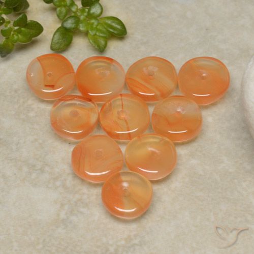 Natural Carnelian Loose Gemstone-Carnelian Details about   3x3mm-10x10mm Round Cabochon 