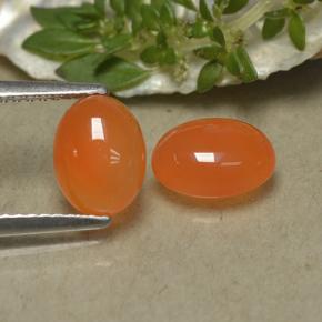 1.3ct Oval Cabochon Orange Carnelian Gem for sale 1.3ct Oval Cabochon Orange Carnelian Gem (ID: 494558)