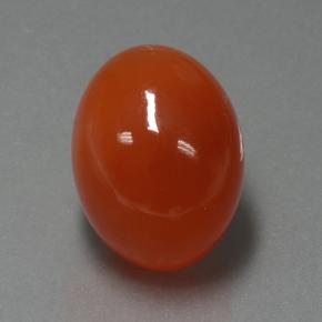 13.3ct Oval Cabochon Orange Red Carnelian Gem for sale 13.3ct Oval Cabochon Orange Red Carnelian Gem (ID: 504078)