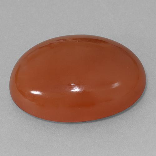 Carnelian Gemstone in 24.9 x 18.1 mm Size for Sale, Carnelian Stone in Fire Red Color