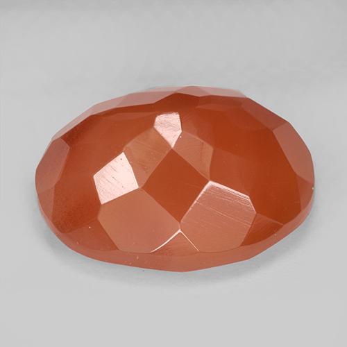 Carnelian Gemstone in 14.6 x 11.7 mm Size for Sale, Carnelian Stone in Fire Orange Color