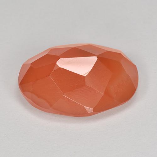 Carnelian Gemstone in 16 x 12 mm (calibrated) Size for Sale, Carnelian Stone in Medium Orange Color