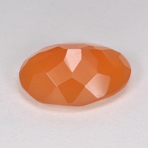 Carnelian Gemstone in 16 x 12 mm (calibrated) Size for Sale, Carnelian Stone in Warm Apricot Orange Color