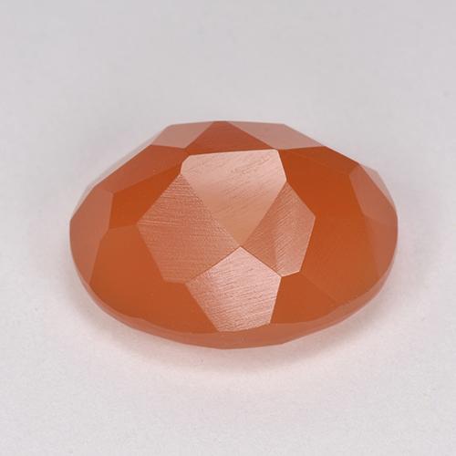 Carnelian Gemstone in 15 x 12.2 mm Size for Sale, Carnelian Stone in Fire Orange Color