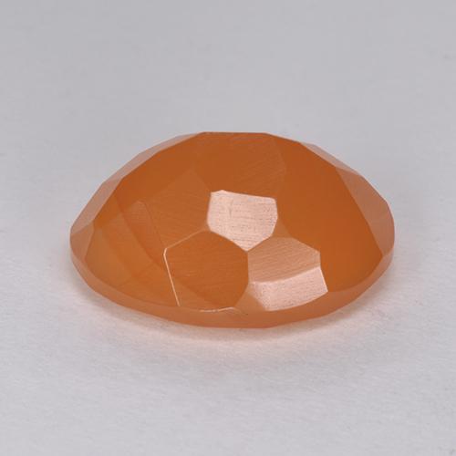 Carnelian Gemstone in 14 x 11.1 mm Size for Sale, Carnelian Stone in Bright Orange Color