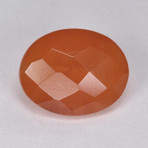 Light Red Карнеол Камень - 5.5ct Овал Шахматный (ID: 513410)