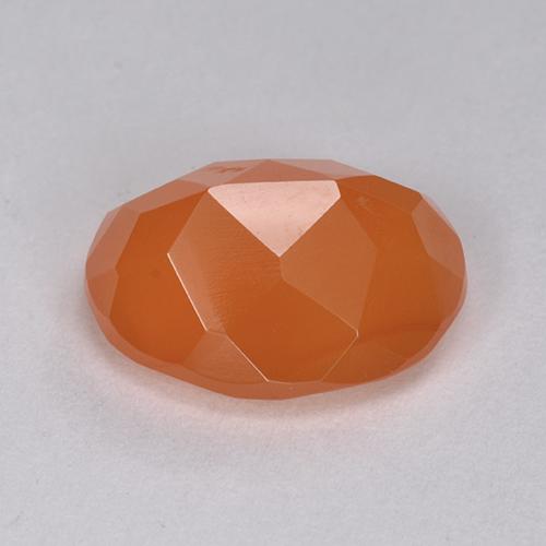 Carnelian Gemstone in 12 x 10 mm (calibrated) Size for Sale, Carnelian Stone in Intense Orange Color
