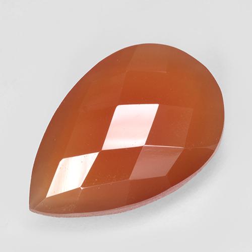 Carnelian Gemstone in 15 x 10 mm (calibrated) Size for Sale, Carnelian Stone in Light Red Color