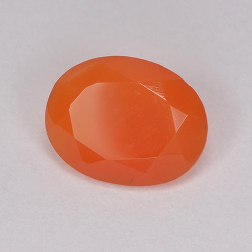 Naranja fuego Cornalina Gema - 2ct Forma ovalada (ID: 514683)