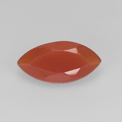 Light Red Carnelian Gem - 0.9ct Marquise Facet (ID: 514769)