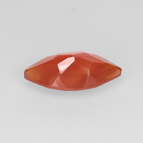 Carnelian Gemstone in 10 x 5 mm (calibrated) Size for Sale, Carnelian Stone in Light Orange Red Color