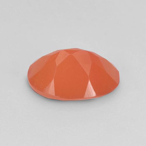Carnelian Gemstone in 7 x 5 mm (calibrated) Size for Sale, Carnelian Stone in Intense Orange Color