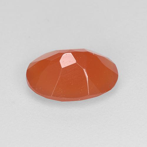 Carnelian Gemstone in 8 x 6 mm (calibrated) Size for Sale, Carnelian Stone in Intense Orange Color